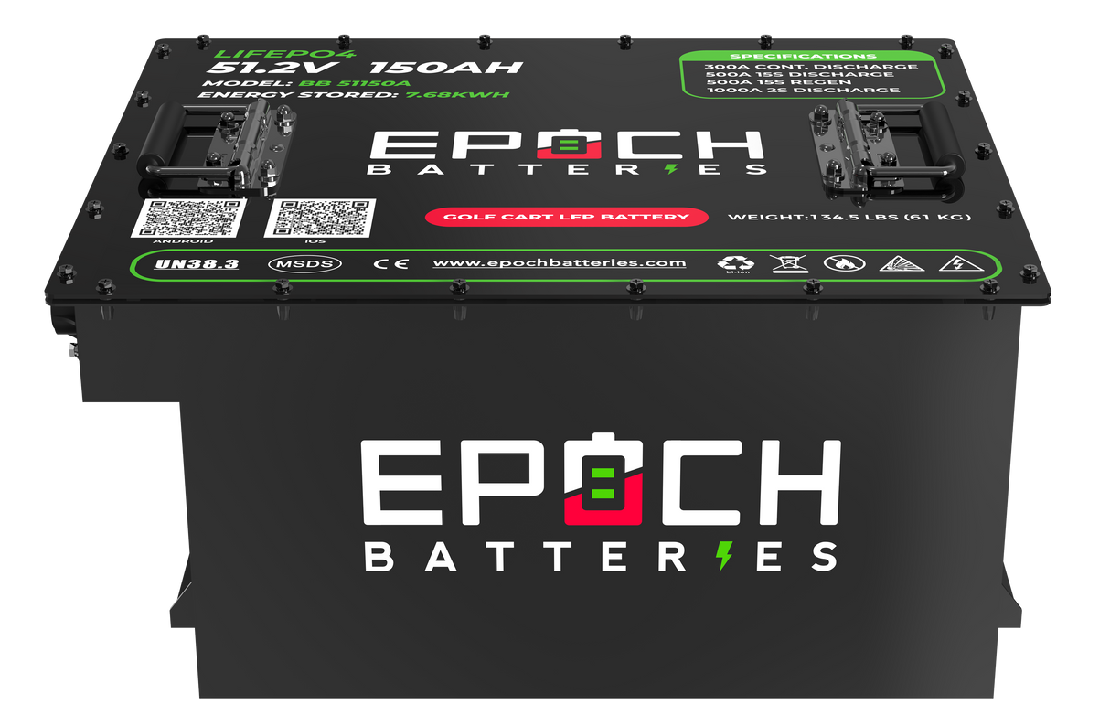 48V 150Ah Golf Cart Battery Complete Kit - Lithium (LiFePO4)