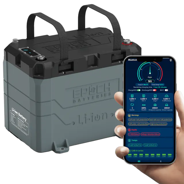 12V 50Ah Marine Battery - Lithium Trolling Motor Battery