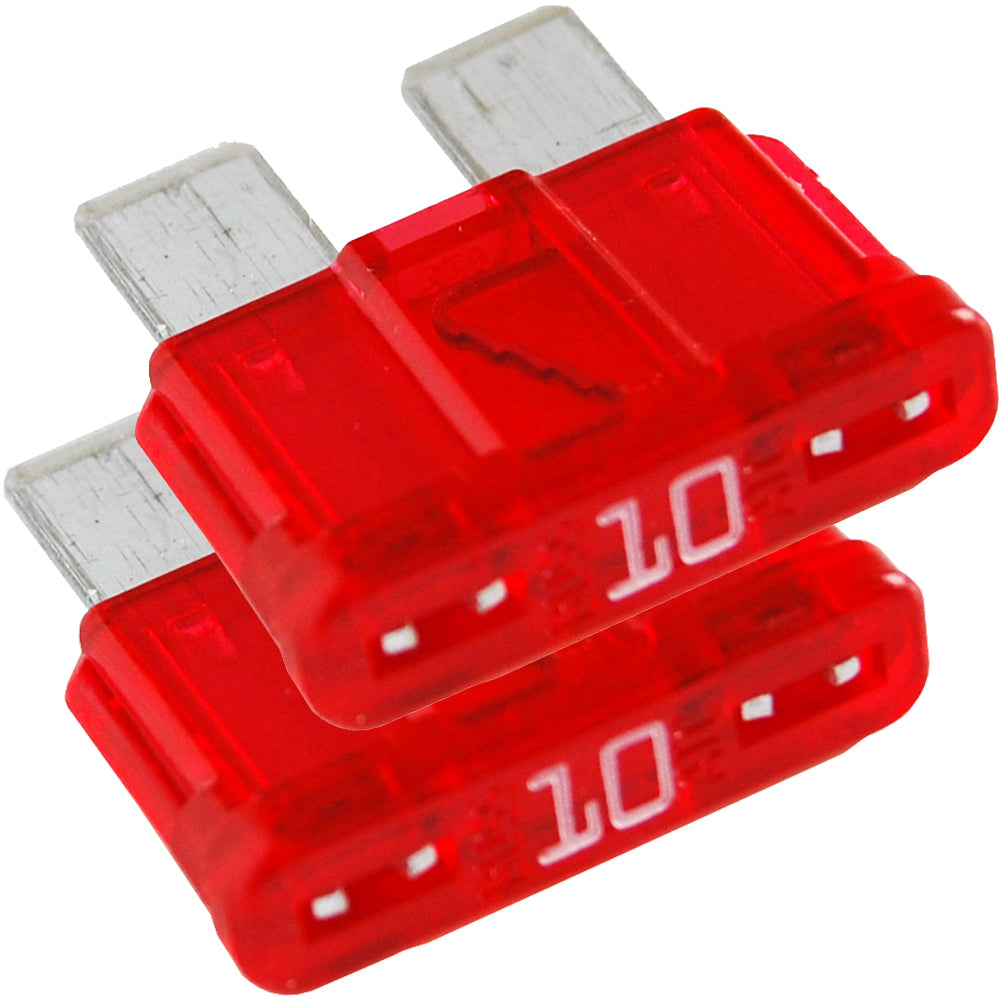 Blue Sea ATO/ATC Blade Fuses, 2-Pack and 25-Pack, 1A-40A