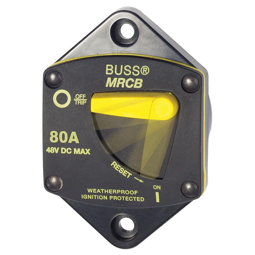 Blue Sea 7042 187-Series Thermal Circuit Breaker 80A Panel Mount