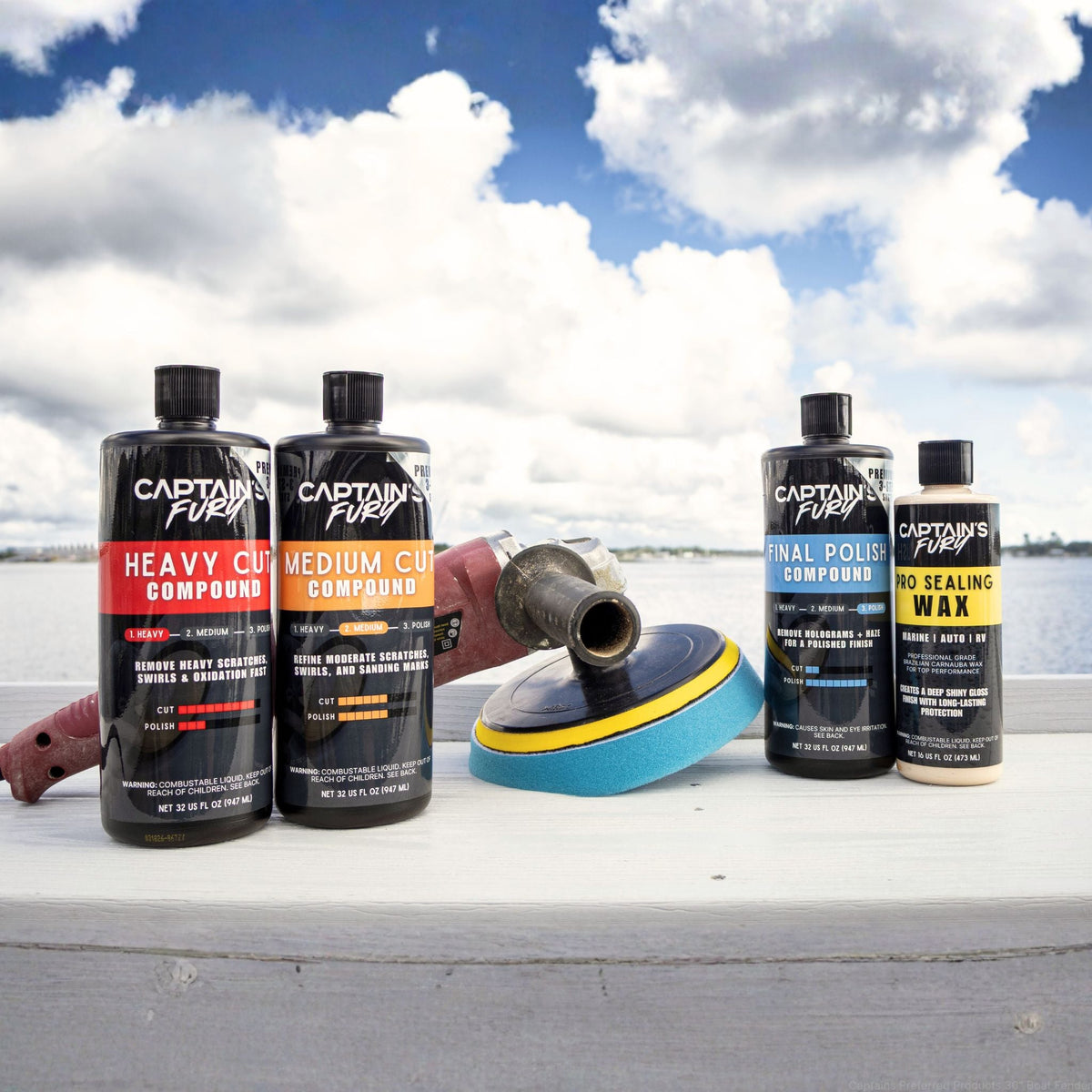 4-Step Restoration Kit with polisher