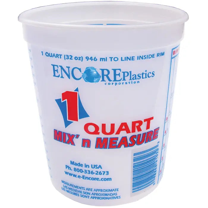 1 Qt Encore Plastic Mixing Cup