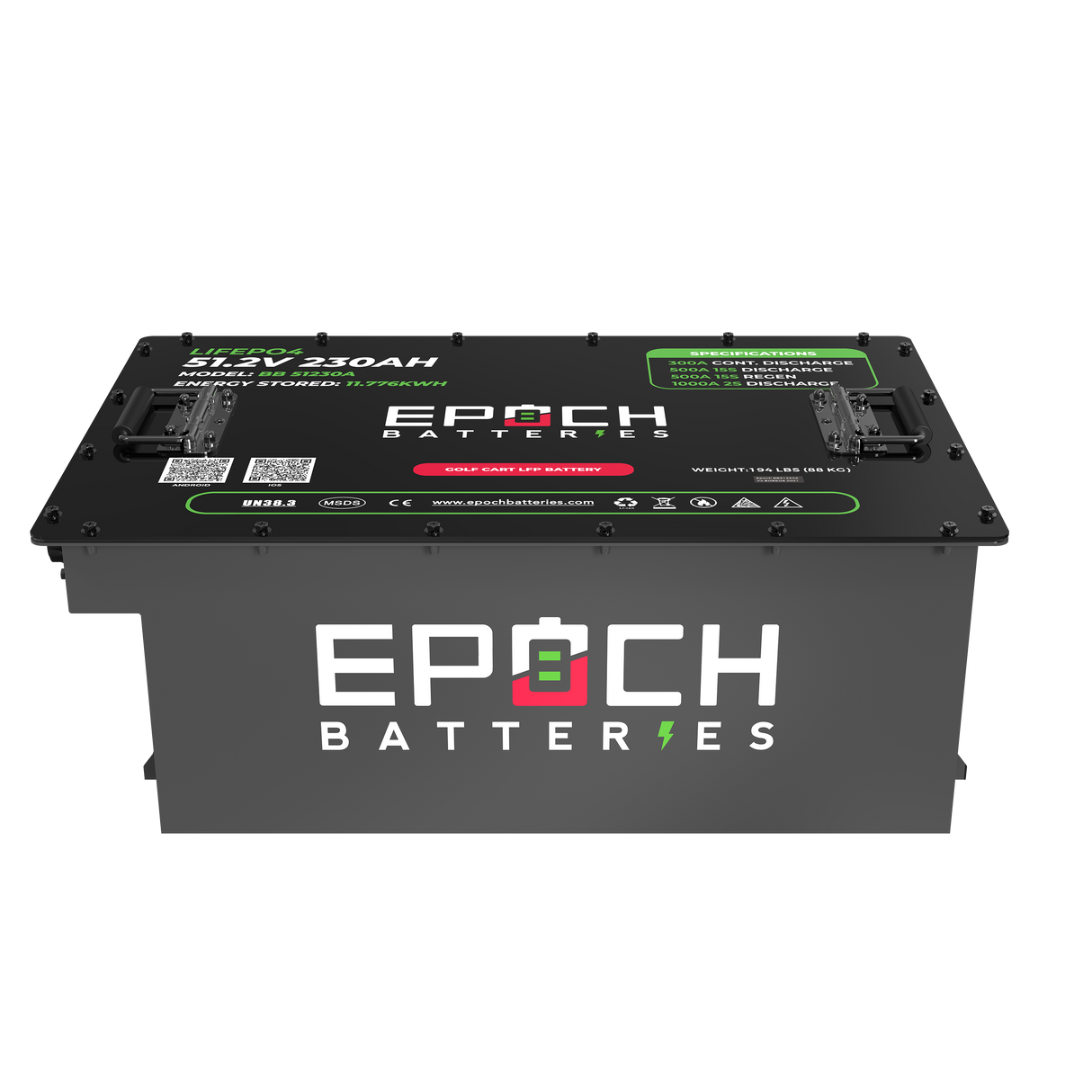 48V 230Ah Golf Cart Battery Complete Kit - Lithium (LiFePO4) — image 6