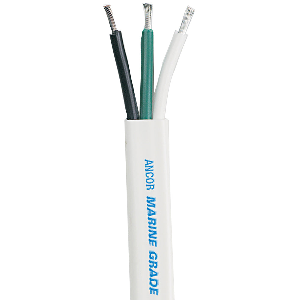 Ancor Triplex Cable - Flat - Black/Green/White