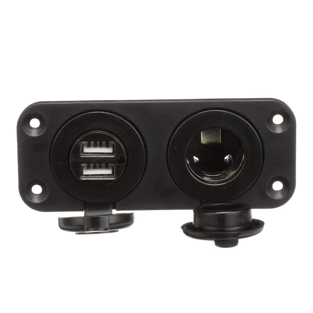 ATTWOOD Power Adaptor + Dual USB Charger 12VDC 12 volts CC