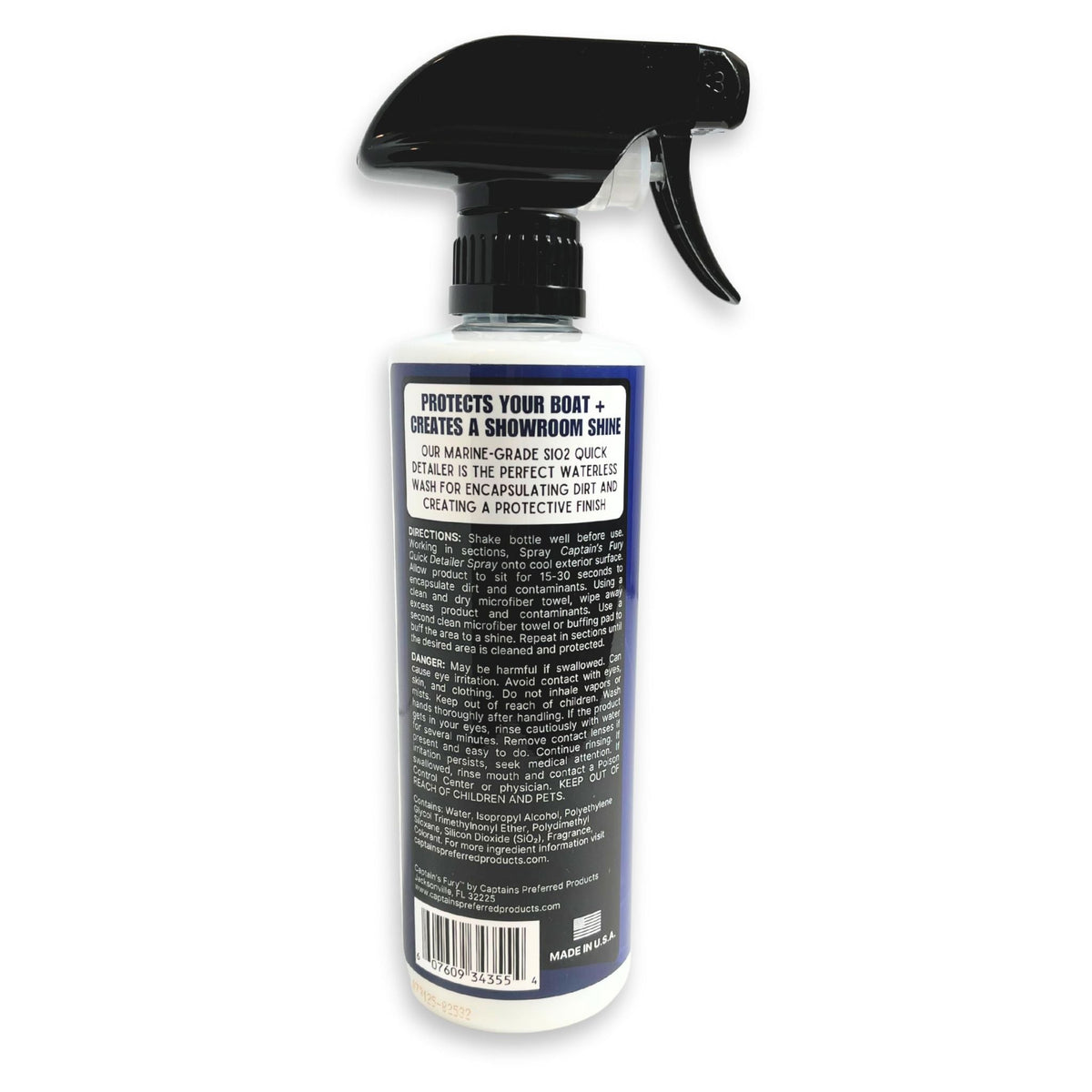 Quick Detailer label back