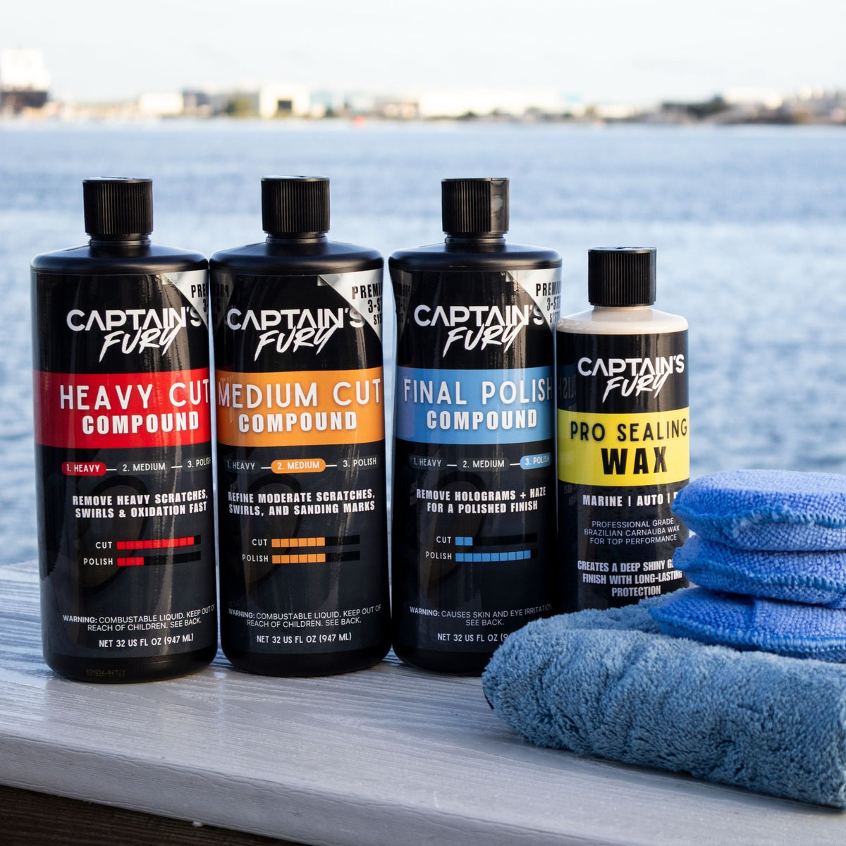 Captain's Fury compounds and wax