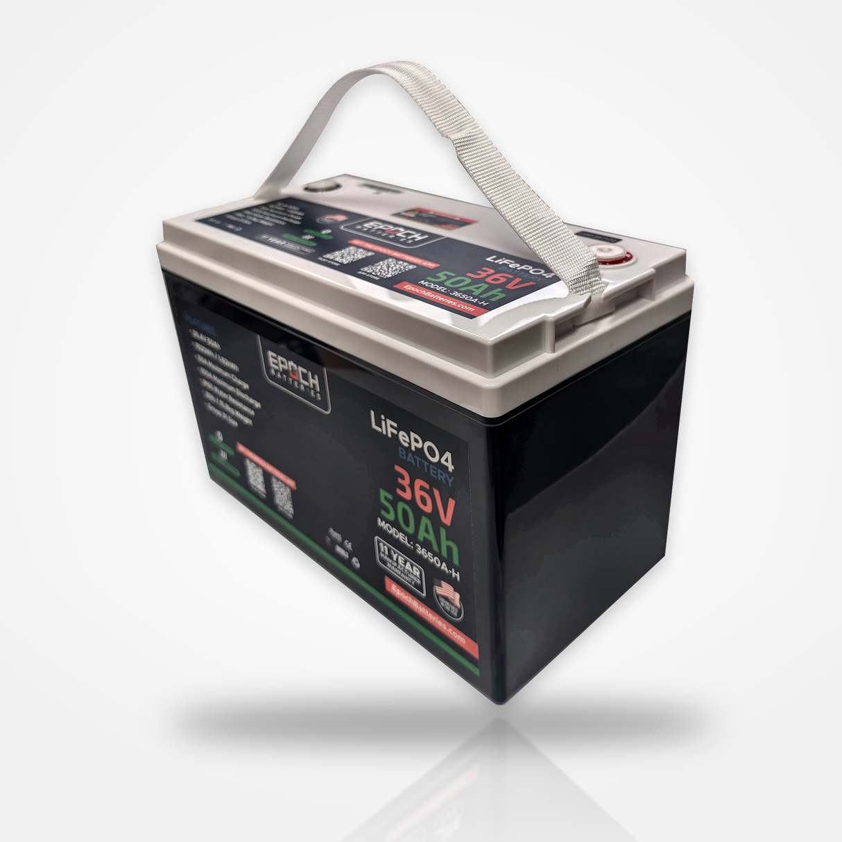 36V 50Ah Essential Series LiFePO4 Battery (1.92kWh) — image 4