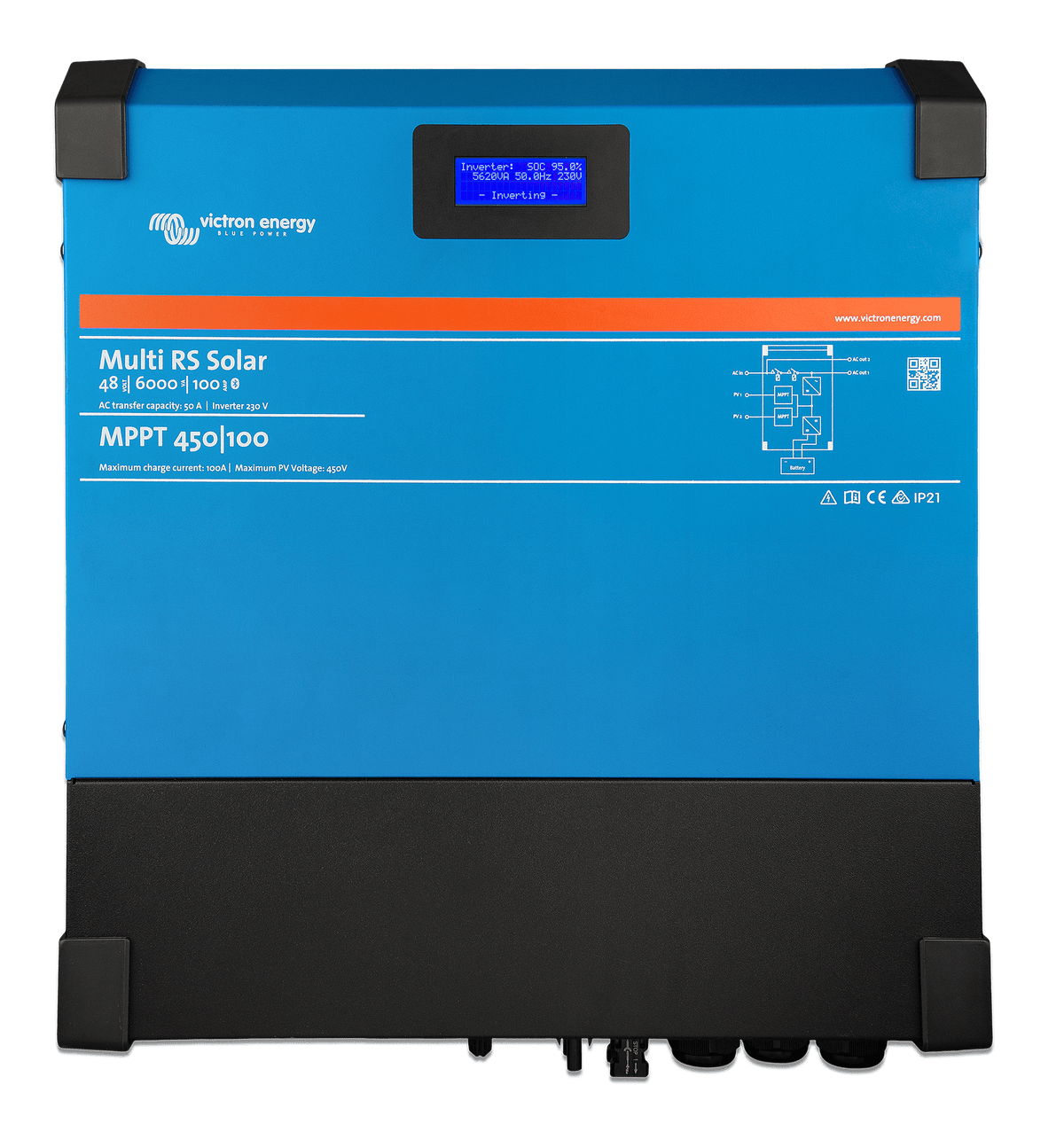 Victron Multi RS Solar 48/6000 Inverter/Charger - front