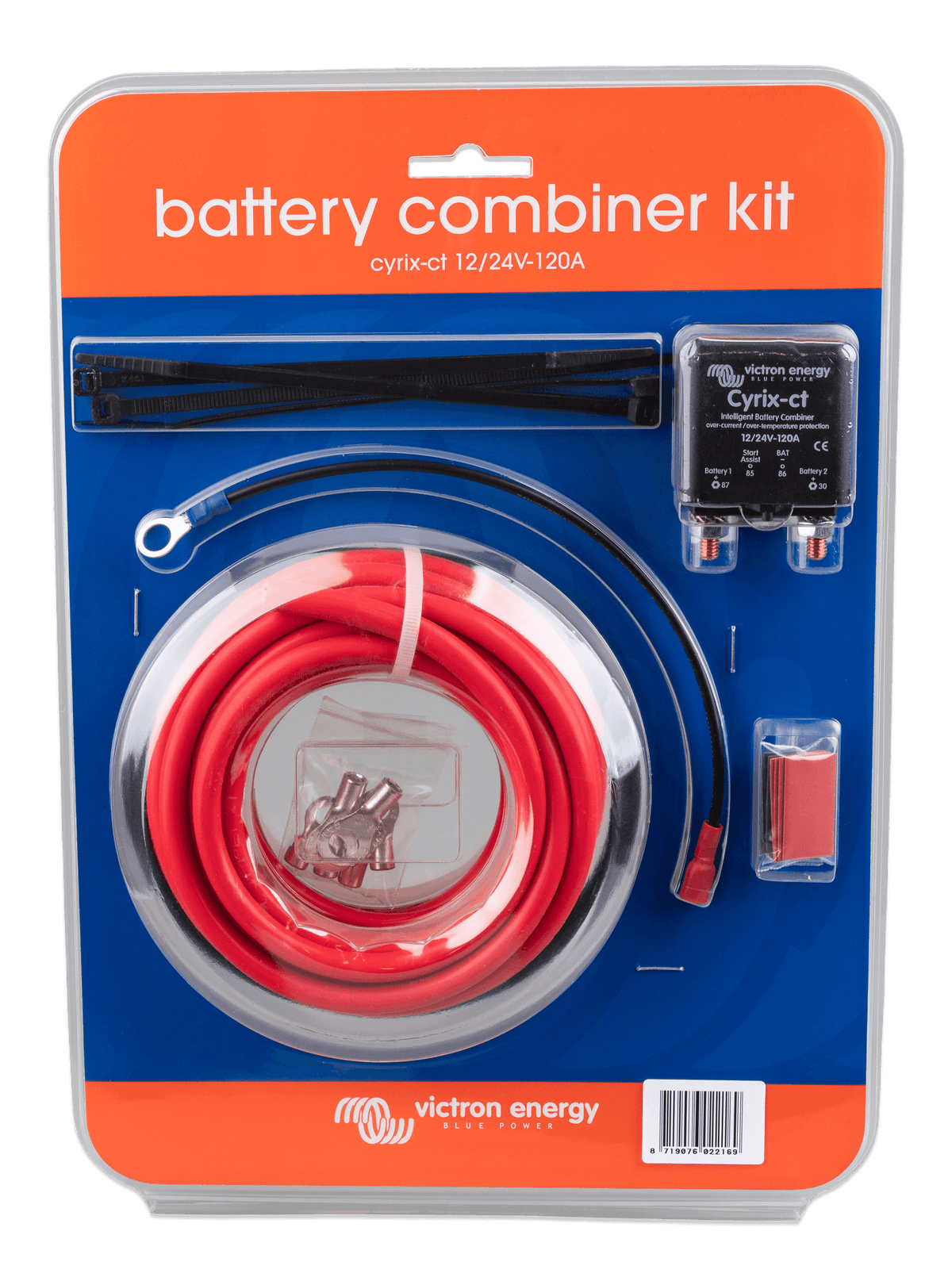 Victron Cyrix-ct 12/24V-120A Battery Combiner Kit - box