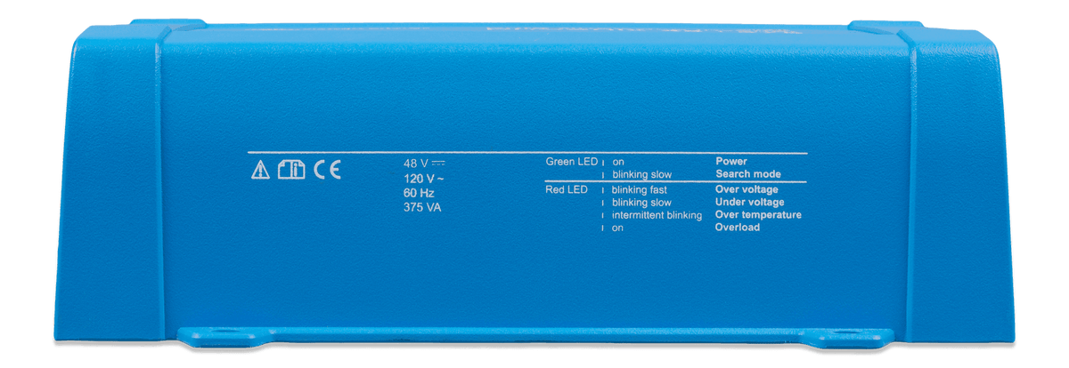 Victron Phoenix Inverter 48/375 120V VE.Direct NEMA 5-15R - side