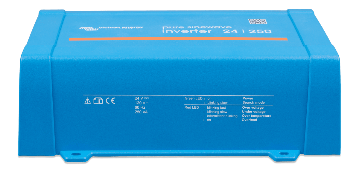 Victron Phoenix Inverter 24/250 120V VE Direct NEMA GFCI UL458 - sidetop