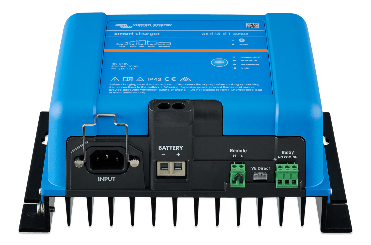 Victron Smart IP43 Charger 36V 15 (1) 120-240V - front
