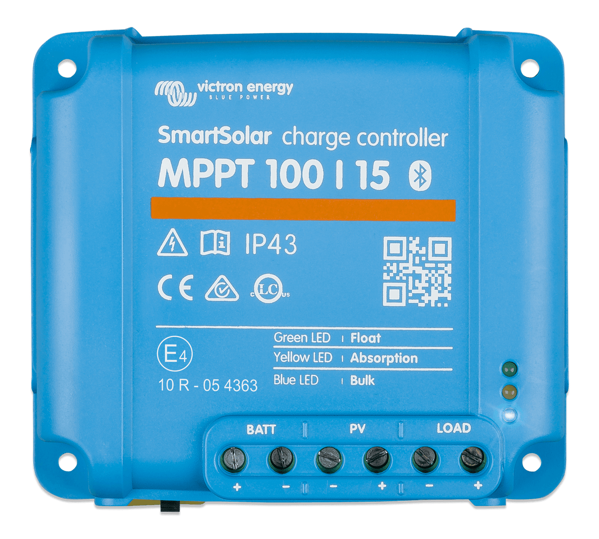 Victron SmartSolar MPPT Charge Controller - 100V - 15AMP - top