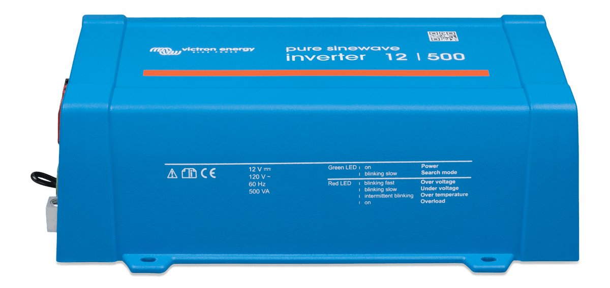 Victron Inverter 12/500 120V VE.Direct Nema 5-15R - front