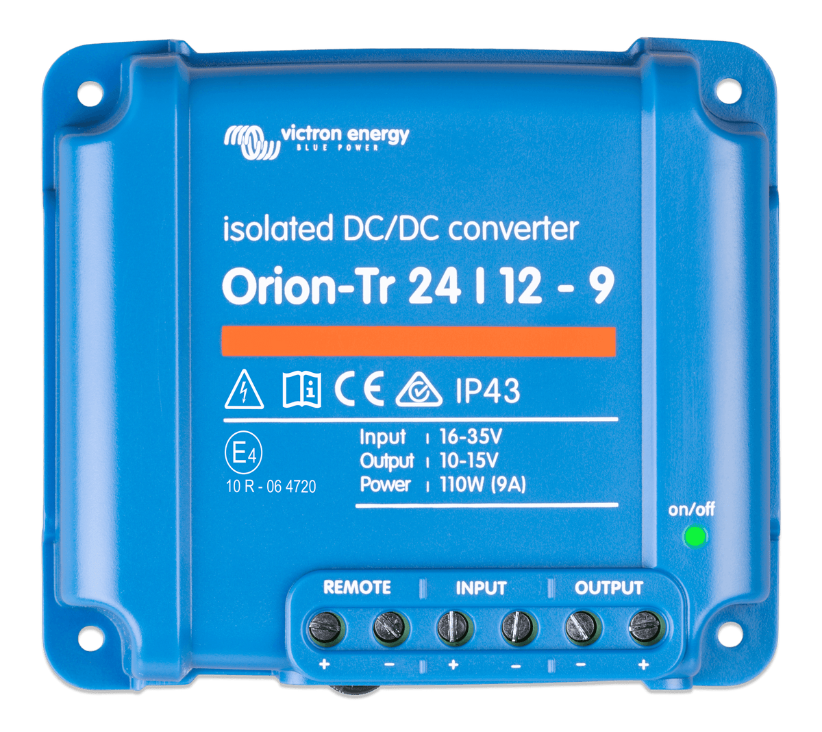 Victron Orion-Tr 24/12-9A (110W) Isolated DC-DC converter - top