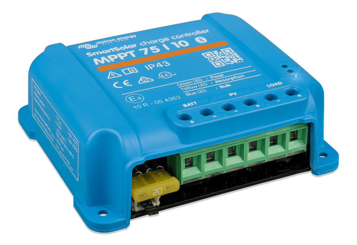 Victron SmartSolar MPPT Charge Controller - 75V - 10AMP - left