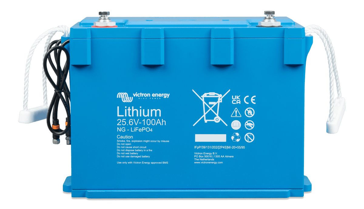 Victron LiFePO4 Battery 25.6V/100Ah NG - front-angle