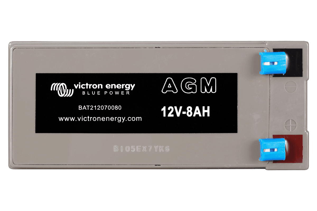 Victron 12V/8Ah AGM Deep Cycle Battery - top