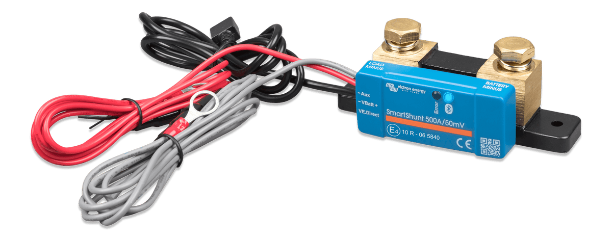 Victron SmartShunt 500A/50MV IP65 Bluetooth Battery Monitor - left