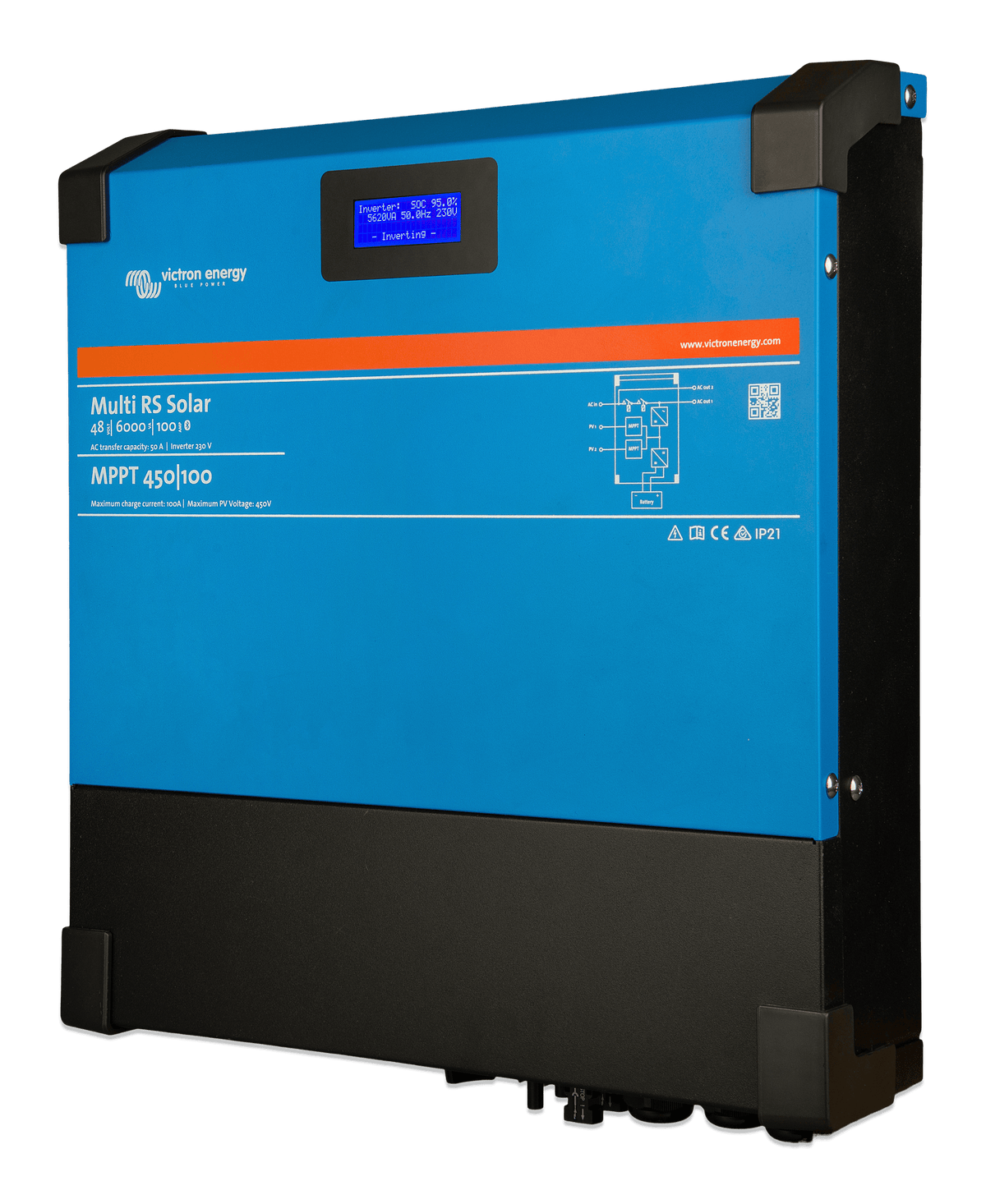 Victron Multi RS Solar 48/6000 Inverter/Charger - left