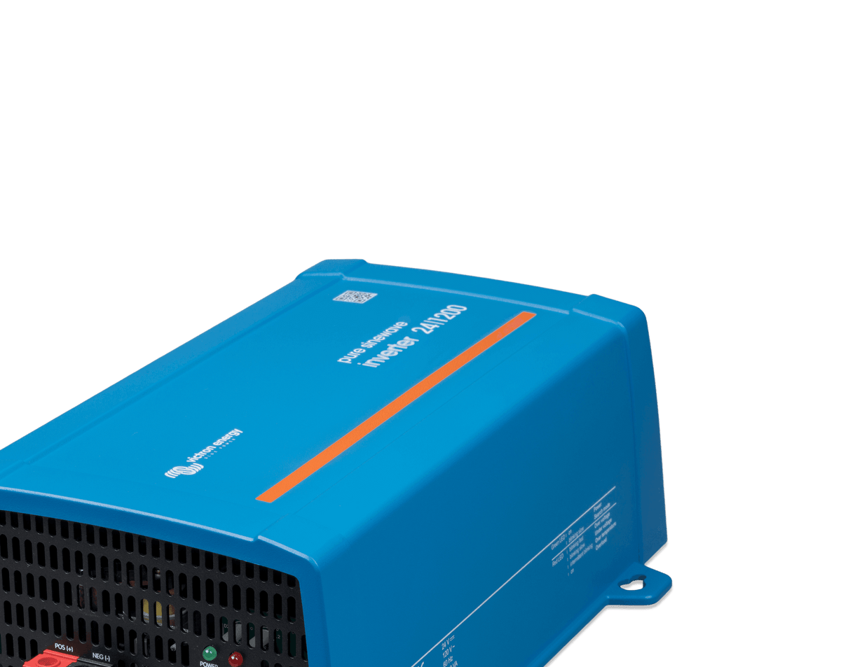 Victron Inverter 24/1200 120V Ve.Direct GFCI NEMA Plug UL458 - left