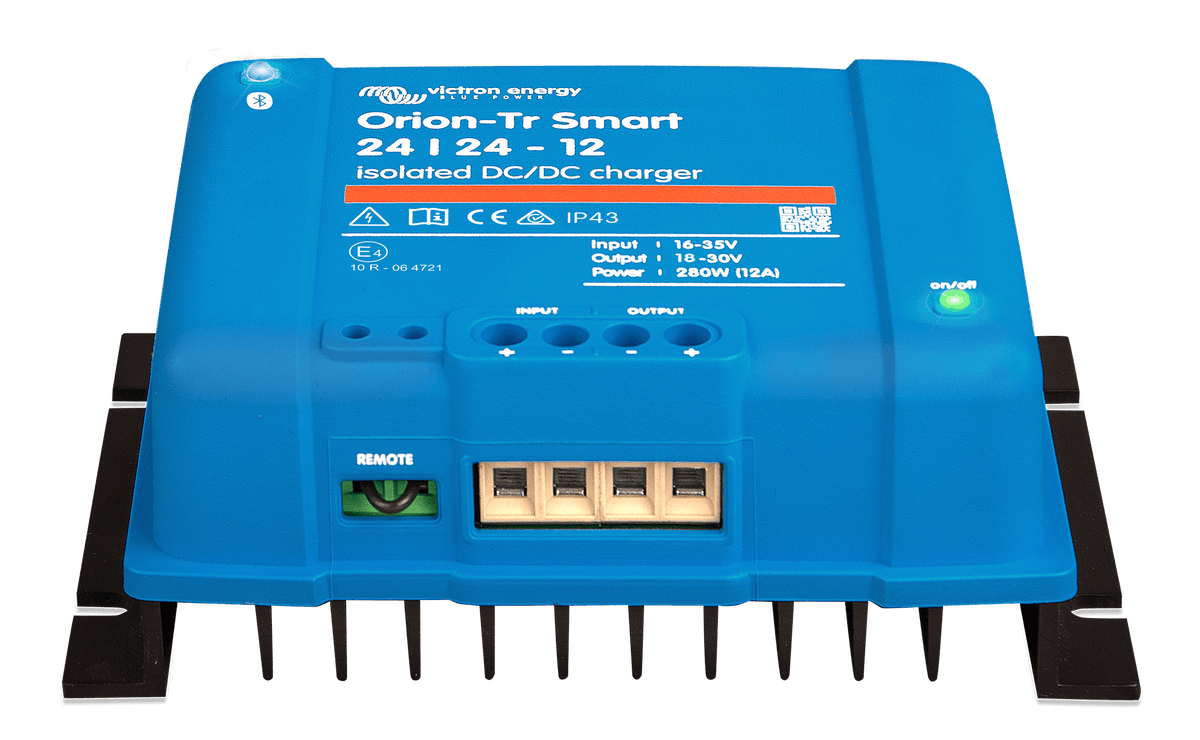 Victron Orion-Tr Smart 24/24-12A (280W) Isolated DC-DC charger - front