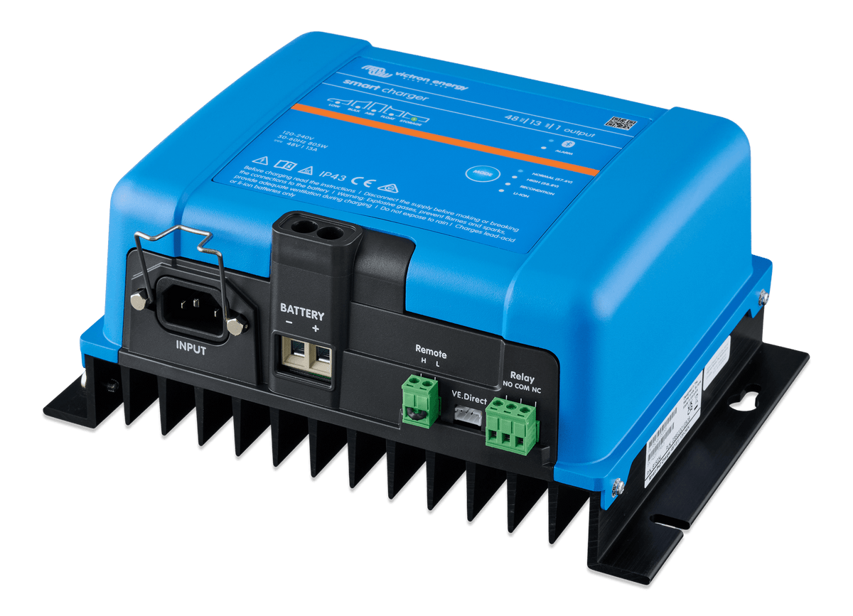 Victron Smart IP43 Charger 48V 13 (1) 120-240V - left