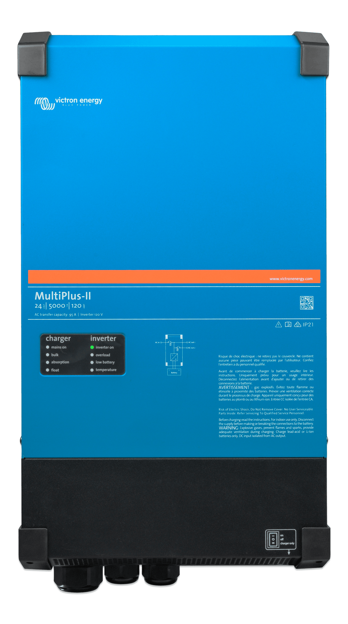 Victron MultiPlus-II 24/5000/120-95 120V - front