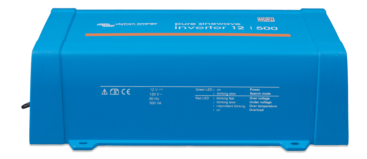 Victron Inverter 12/500 120V VE.Direct NEMA GFCI (UL 458) - sidetop