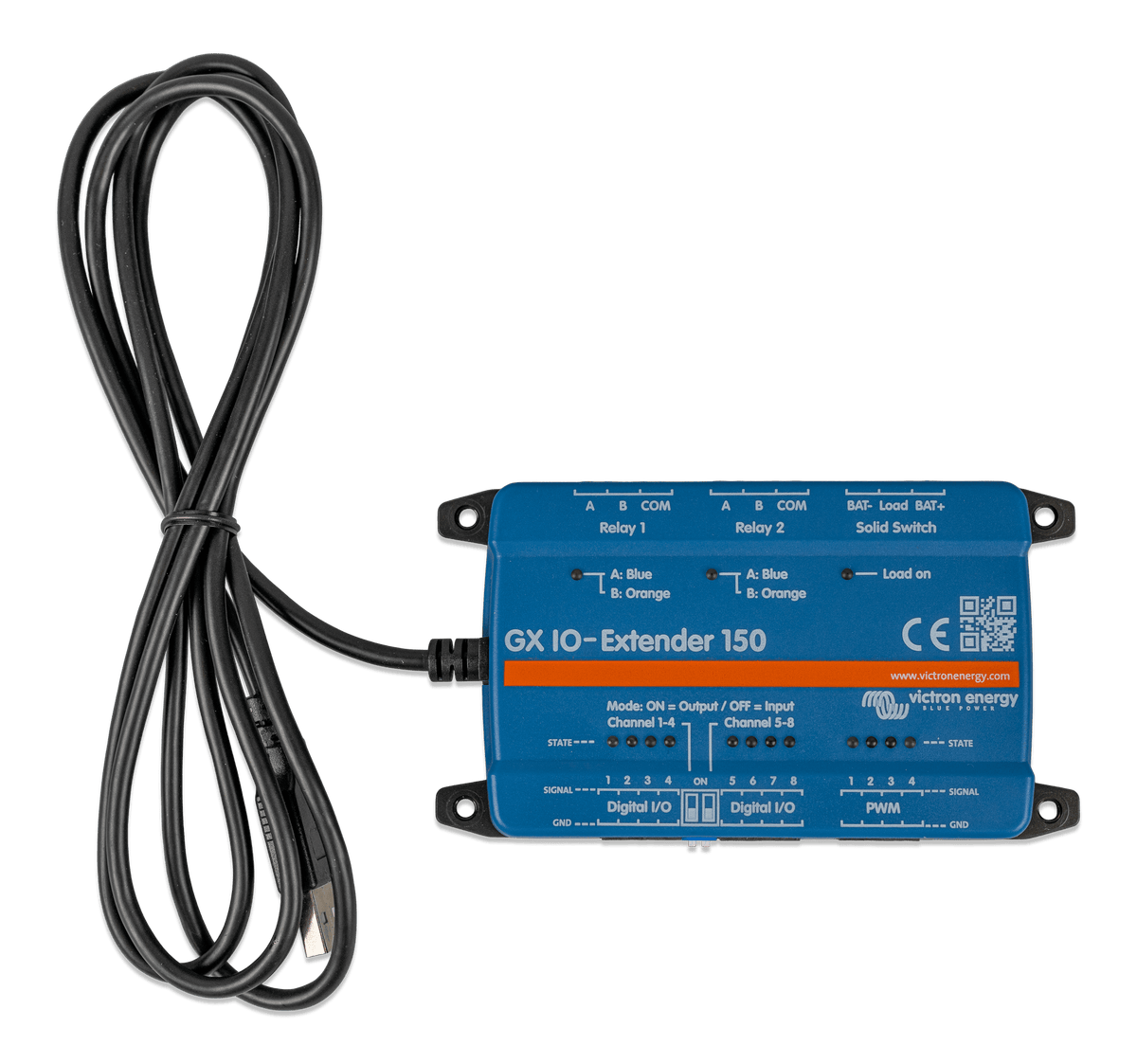 Victron GX-IO Extender 150 - top with cable