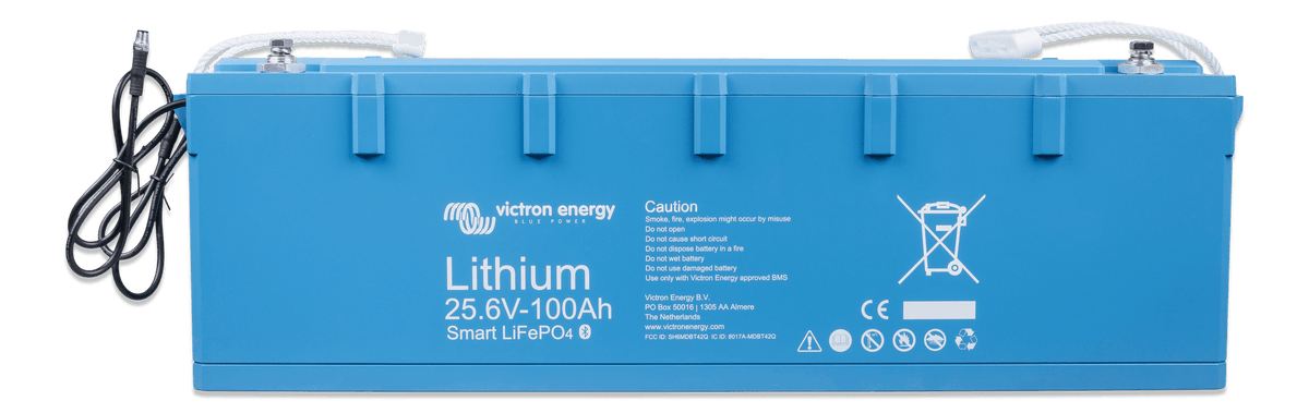 Victron LiFePO4 Battery 25.6V/100Ah Smart - front