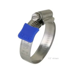 SCA 31601P SLEEVE CLAMP TAIL 5/16IN BLUE - 25PK