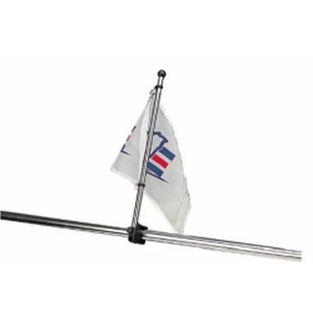 Sea-Dog Line Adjustable Rail Mount Flagpole and Flagpole Holder, 17"