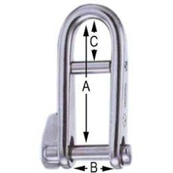 Wichard - 81433 - Halyard Shackle 1/4" Pin