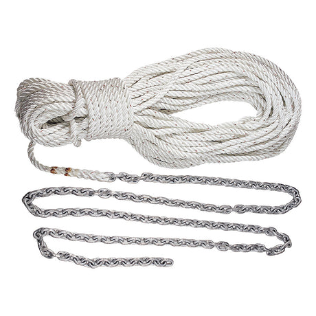 Lewmar Anchor Rode 15’ 5/16” G4 Chain w/150’ 9/16” Rope [69000338]