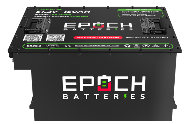 48V 150Ah Golf Cart Battery Complete Kit - Lithium (LiFePO4)