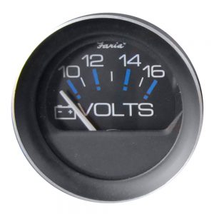 Faria Coral 2" Voltmeter, 10-16 VDC [F13010]