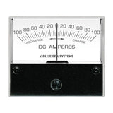 Blue Sea 8253 DC Zero Center Analog Ammeter - 2-3/4" Face, 100-0-100 Amperes DC [8253]