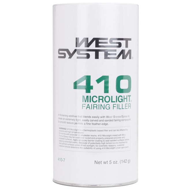 WEST SYSTEM #410 Microlight Filler, 5 oz. Model # 372847 Mfg # 410-7