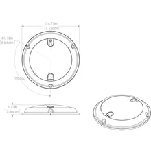 Lumitec TouchDome - Dome Light - Polished SS Finish - 2-Color White/Blue Dimming [101097]