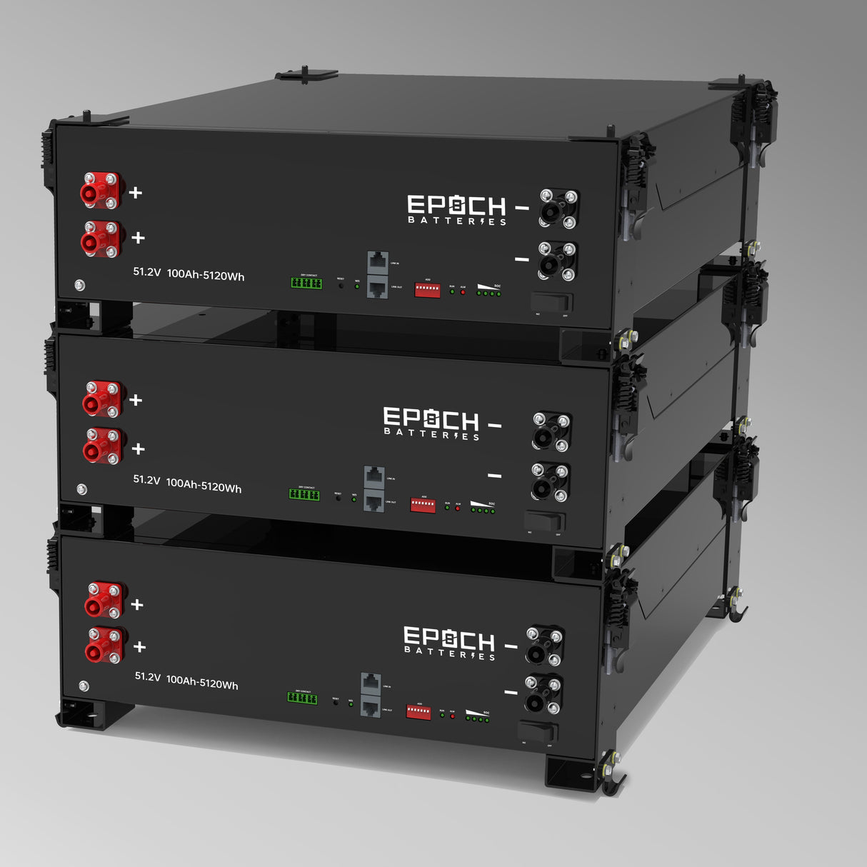 48V 100Ah (5.12kWh) - Self-Heating Server Rack Lithium Battery — image 3