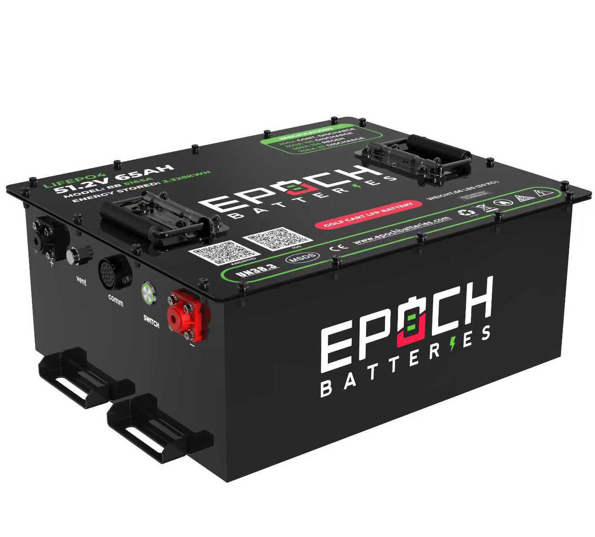 48V 65Ah Golf Cart Battery Complete Kit - Lithium (LiFePO4) — image 2