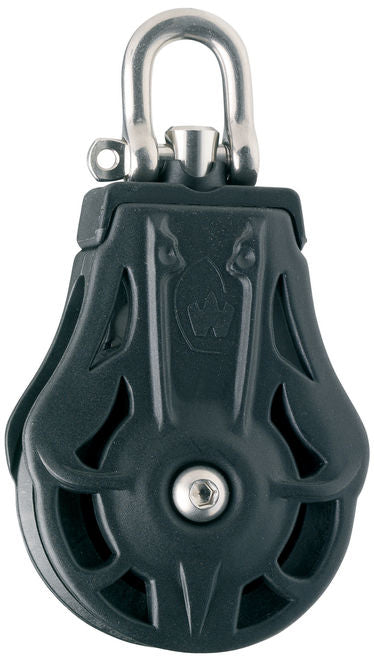 Single plain bearing block - Sheave 35 - Swivel head - 62105