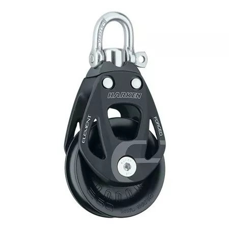 Harken 60mm Single Aluminum Element Block with Swivel — 6260