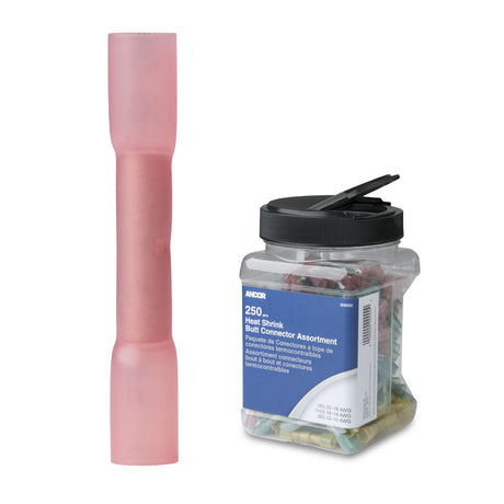Ancor Heat Shrink 22-18 AWG / 250-Pack / Butt Connector
