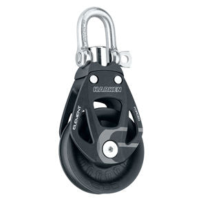 Harken 80mm Single Aluminum Element Block with Swivel — 6290