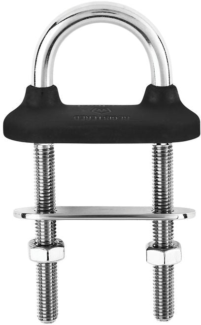 Watertight U-bolt - Dia 10 mm - Length: 90 mm - Black -65351
