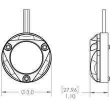 Lumitec Zambezi Mini Surface Mount Underwater Light - White - Non-Dimming [101456]