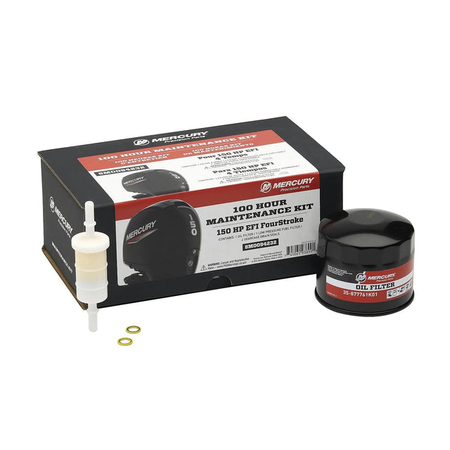 Mercury 8M0094232 100-hour maintenance kit for 150HP FourStroke EFI
